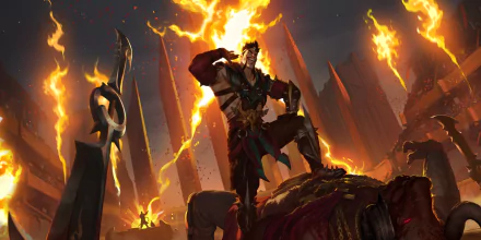 Draven (League Of Legends) video game Legends of Runeterra HD Desktop Wallpaper | Background Image