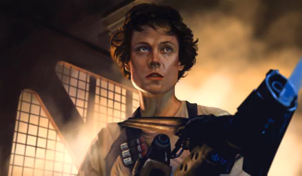 Sigourney Weaver Ellen Ripley movie alien HD Desktop Wallpaper | Background Image