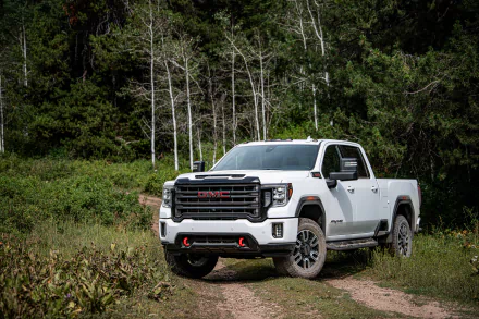 white car car GMC vehicle GMC Sierra Denali HD Desktop Wallpaper | Background Image