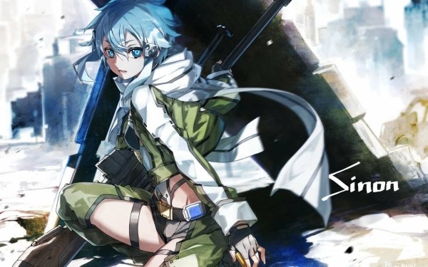 Anime Sword Art Online II Sword Art Online Sinon Shino Asada HD Wallpaper | Background Image
