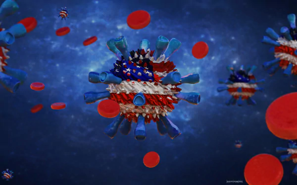 artistic virus HD Desktop Wallpaper | Background Image