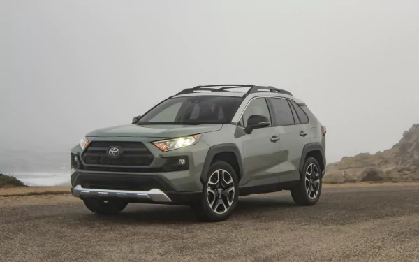 compact car SUV car Toyota vehicle Toyota RAV4 Adventure HD Desktop Wallpaper | Background Image
