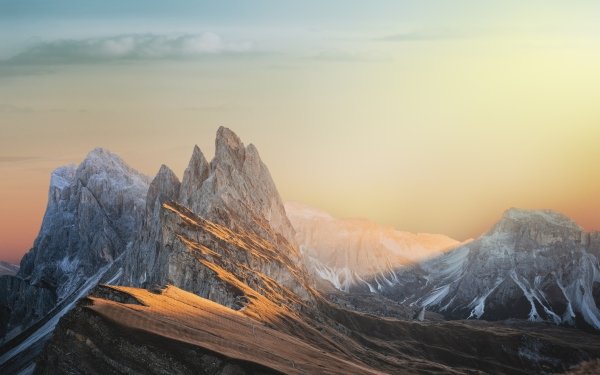 Nature Mountain Mountains Sunbeam HD Wallpaper | Background Image