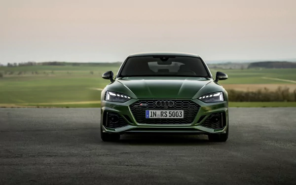 green car car Audi Audi RS5 Sportback vehicle Audi RS5 HD Desktop Wallpaper | Background Image