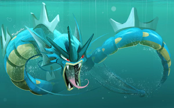 Gyarados (Pokémon) Anime Pokemon HD Desktop Wallpaper | Background Image