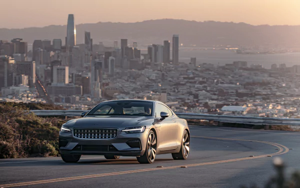 silver car electric car car vehicle Polestar 1 HD Desktop Wallpaper | Background Image