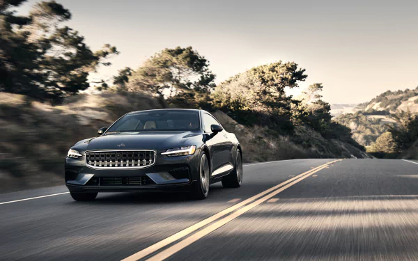 black car electric car car vehicle Polestar 1 HD Desktop Wallpaper | Background Image