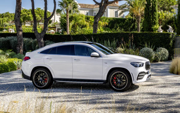 white car car SUV Mercedes-Benz vehicle Mercedes-AMG GLE 53 HD Desktop Wallpaper | Background Image