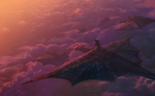 cloud fantasy dragon dragon rider HD Desktop Wallpaper | Background Image