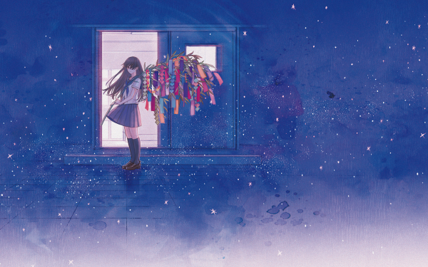 Anime Original School Uniform HD Wallpaper | Background Image