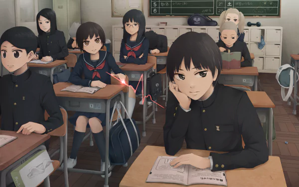 uniform Anime people HD Desktop Wallpaper | Background Image