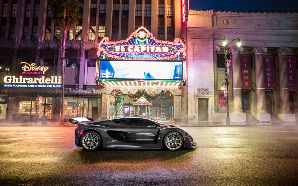 black car supercar car vehicle Czinger 21C HD Desktop Wallpaper | Background Image