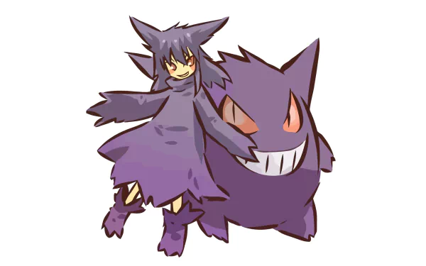 humanized Gengar (Pokémon) Anime Pokemon HD Desktop Wallpaper | Background Image