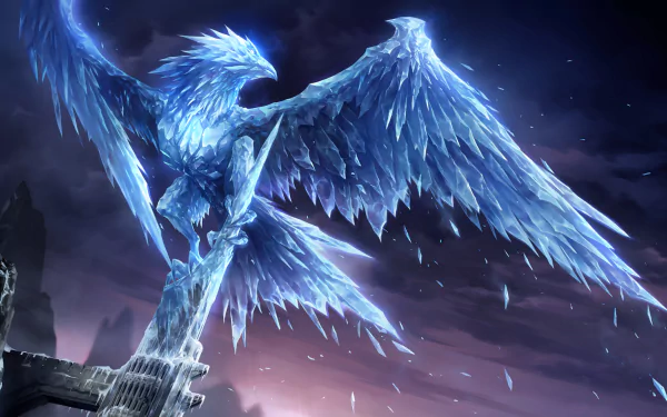 Anivia (League Of Legends) video game Legends of Runeterra HD Desktop Wallpaper | Background Image