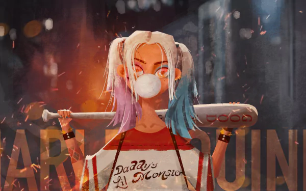 baseball bat twintails DC Comics Comic Harley Quinn HD Desktop Wallpaper | Background Image