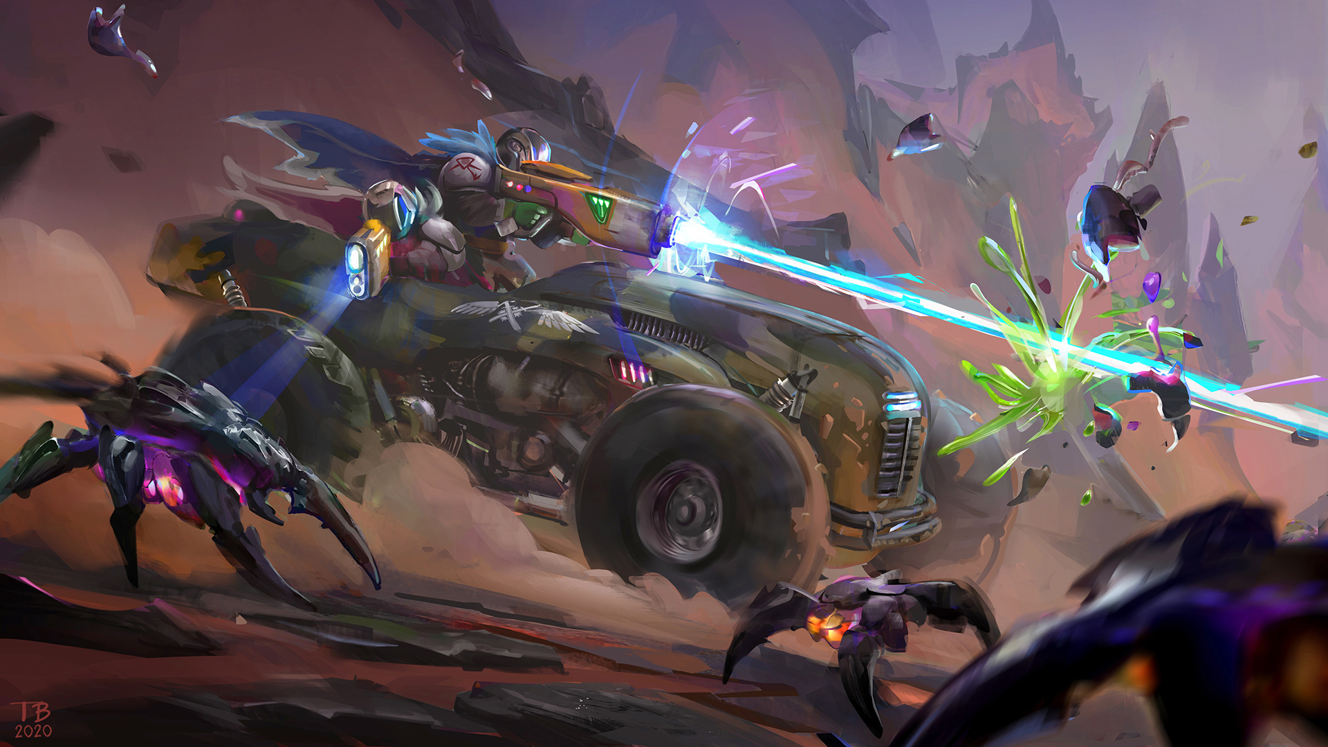 Download Sci Fi Battle HD Wallpaper