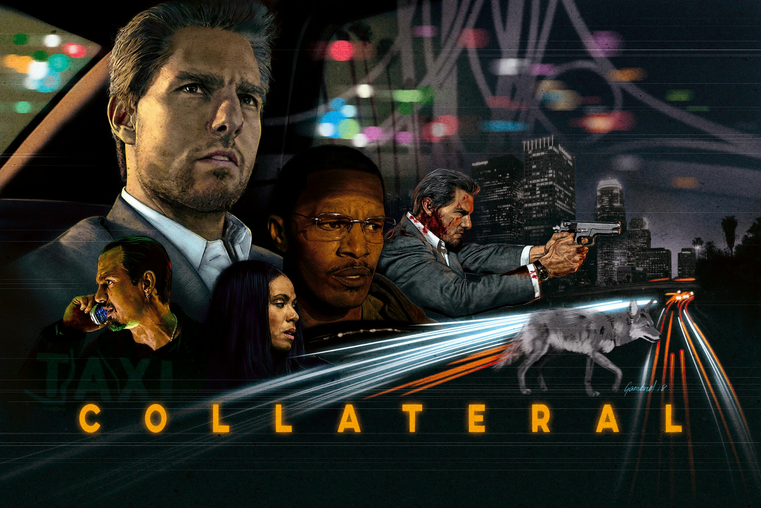 Movie Collateral HD Wallpaper | Background Image