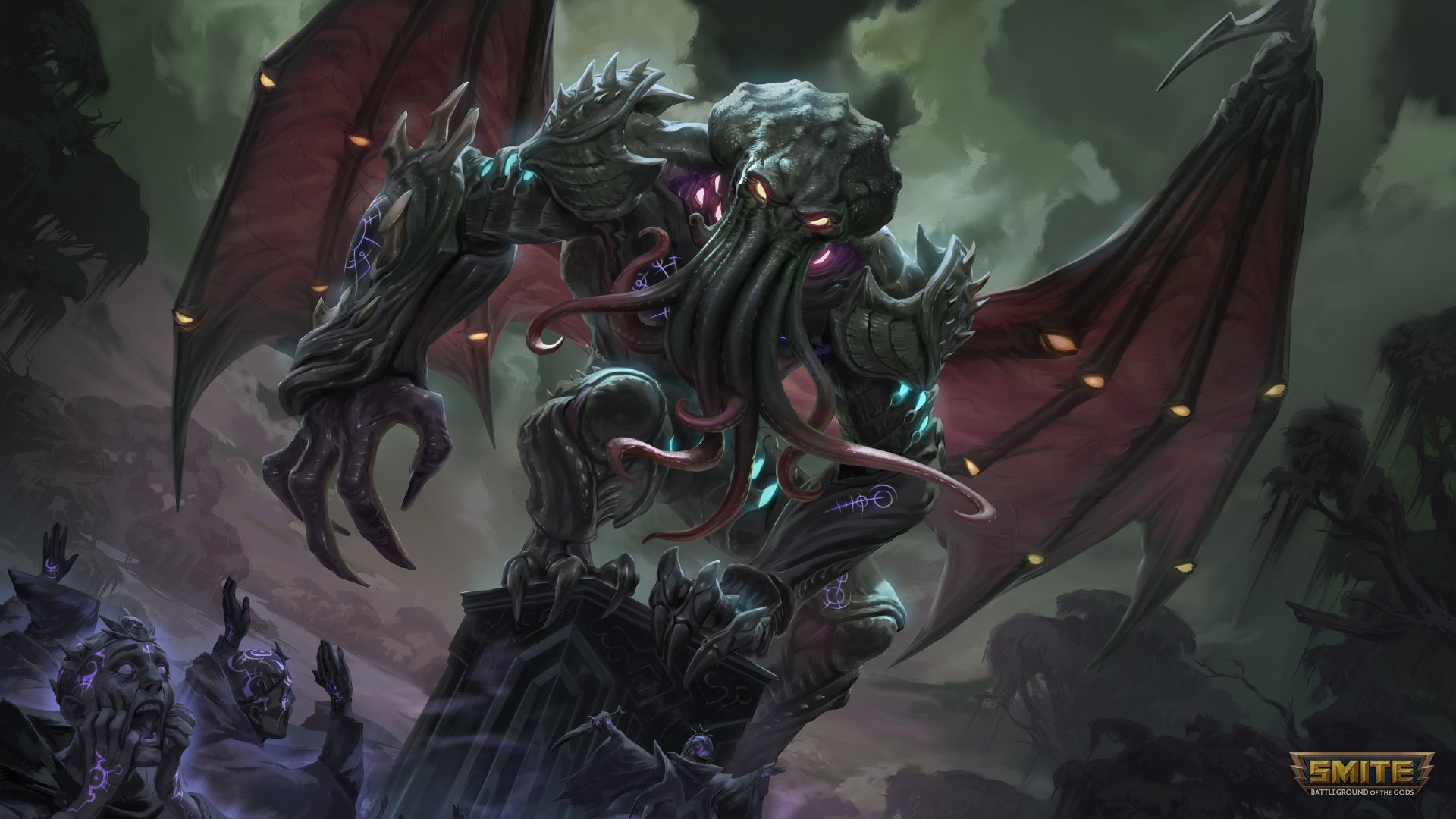 Download Cthulhu (Smite) Video Game Smite 4k Ultra HD Wallpaper