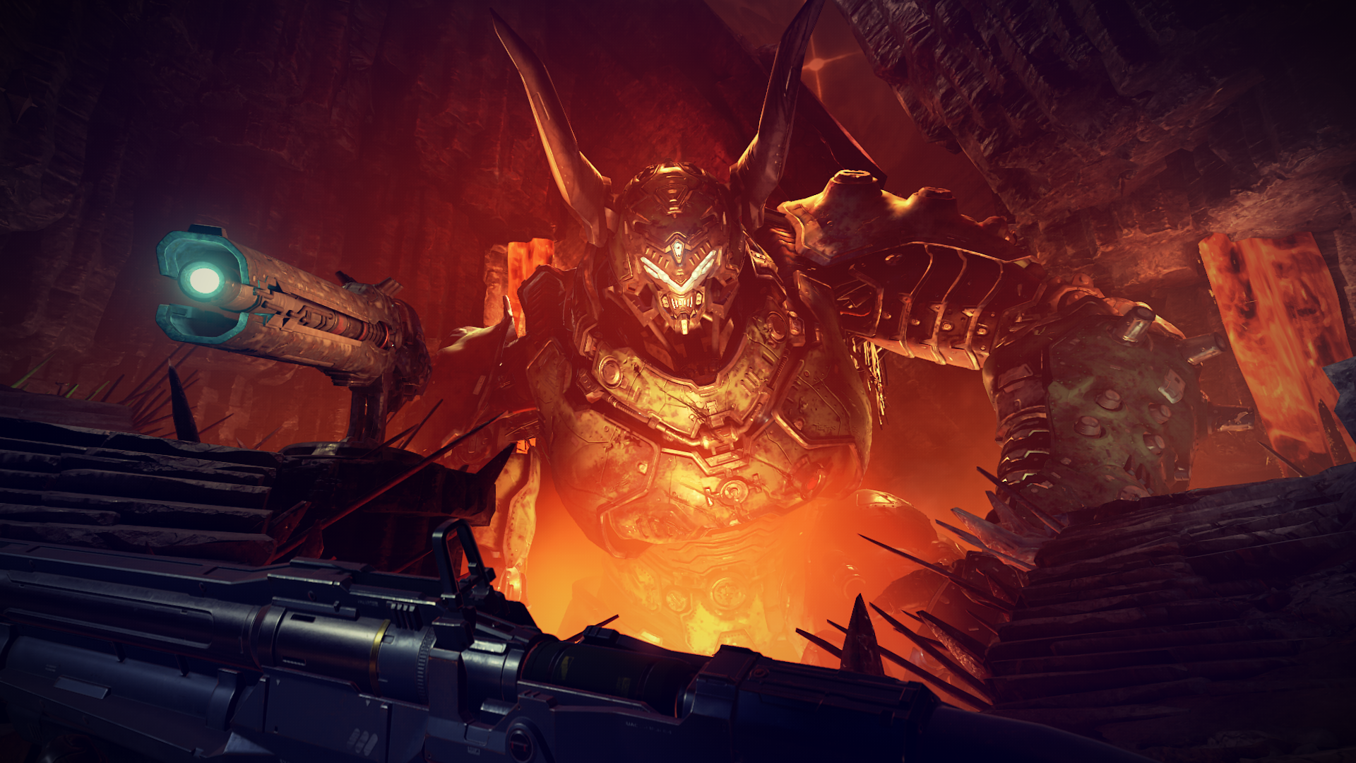 Дум. Дум Этернал 1920х1080. Doom Eternal обои. Doom Eternal Колос.