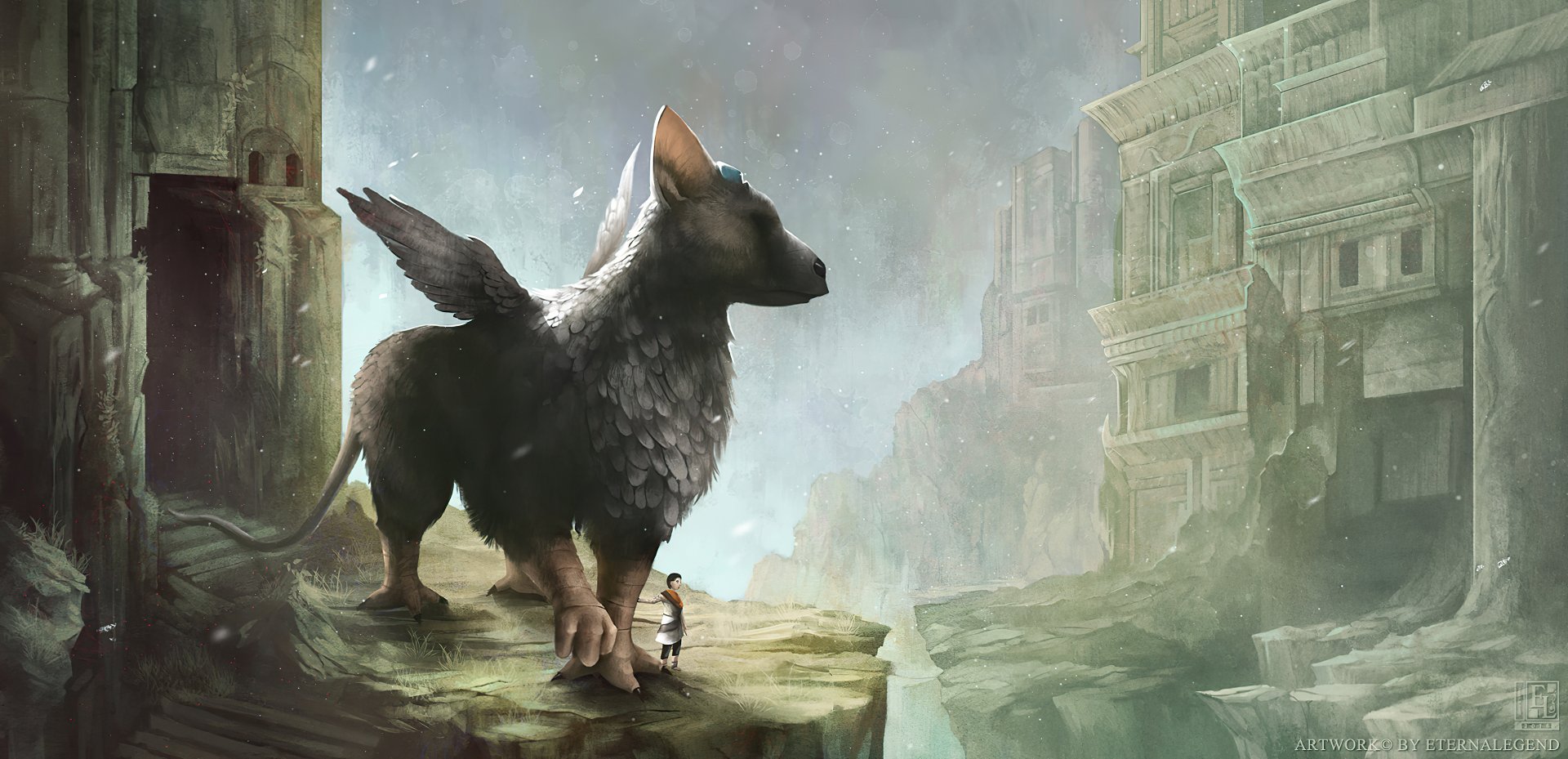 Download Video Game The Last Guardian HD Wallpaper by jasqreate