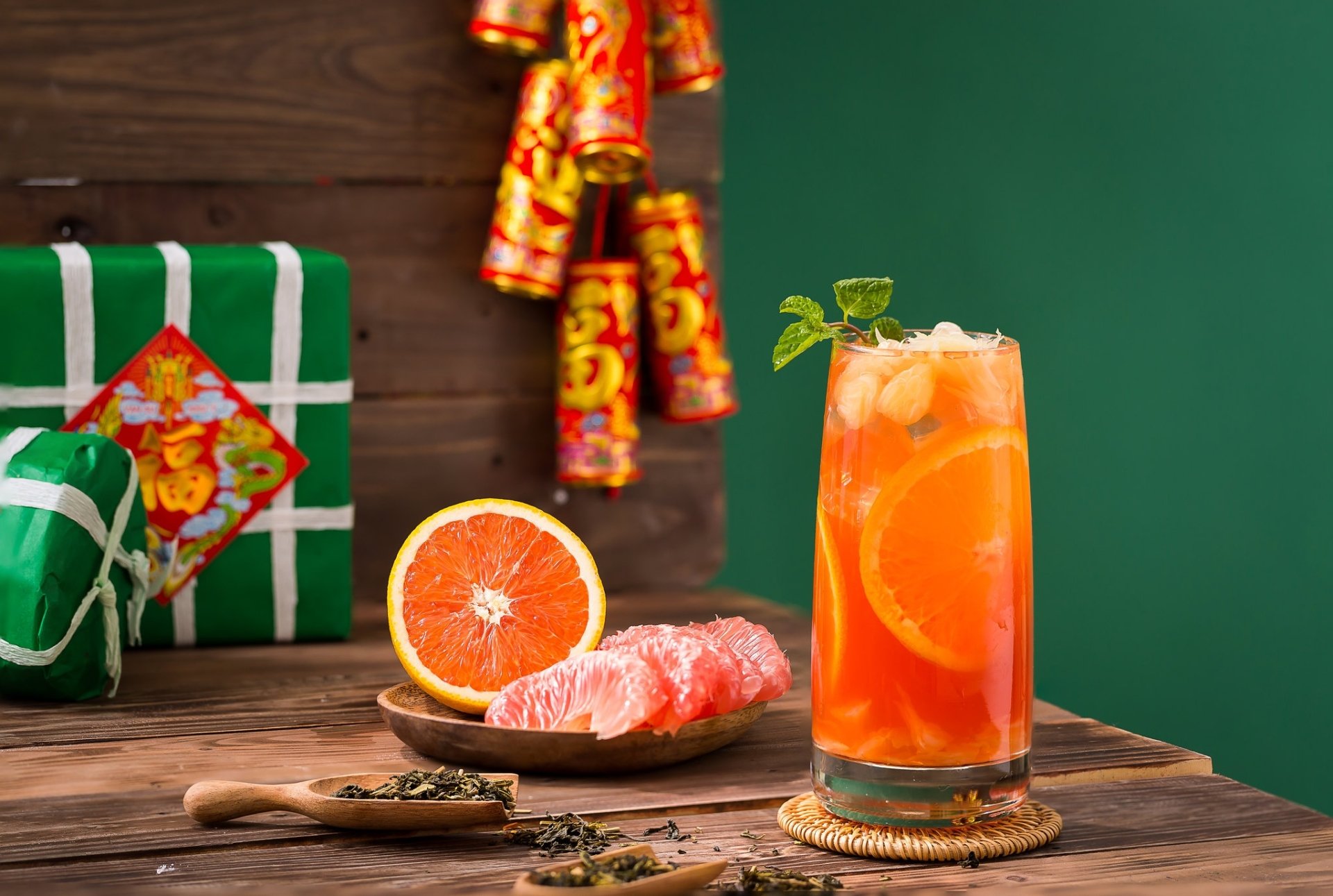 Download Still Life Grapefruit Glass Food Drink HD Wallpaper