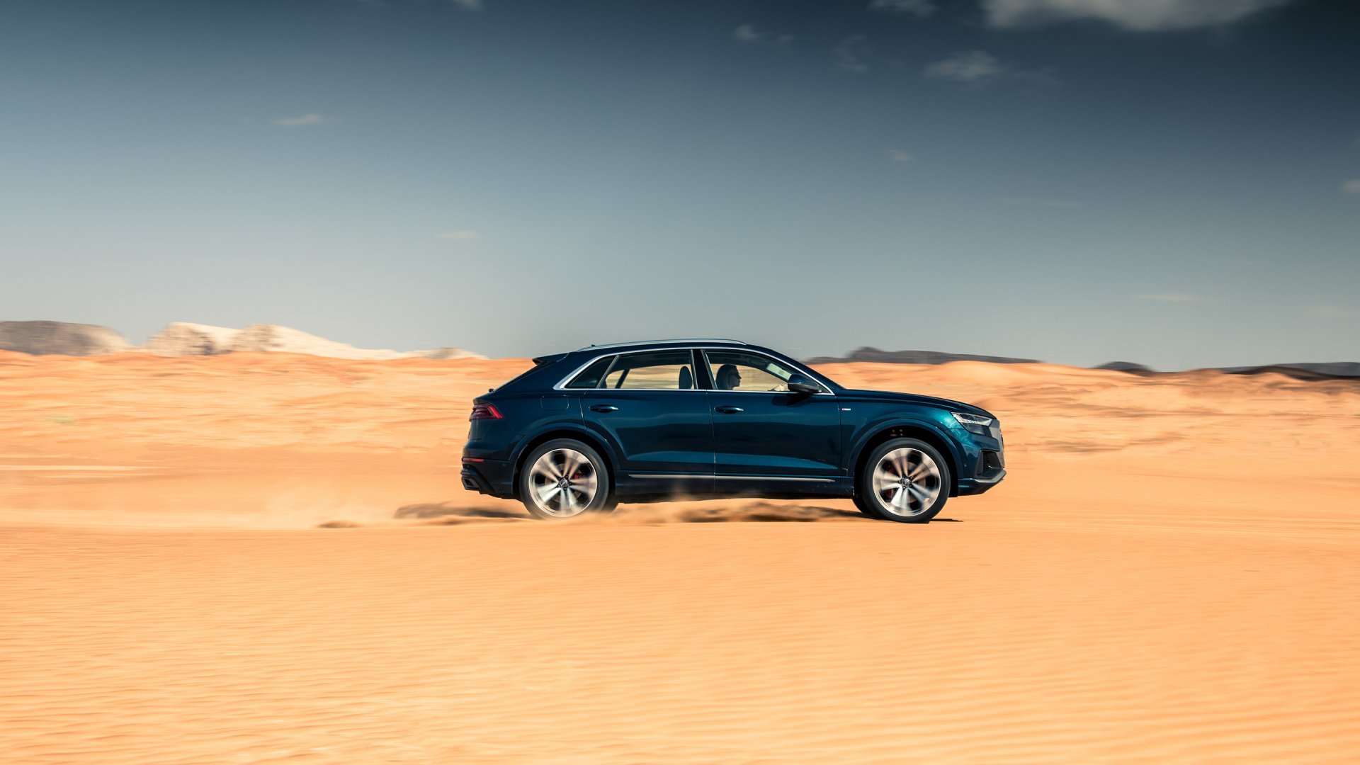 Download Desert SUV Car Audi Vehicle Audi Q8 HD Wallpaper by Dennis Wierenga