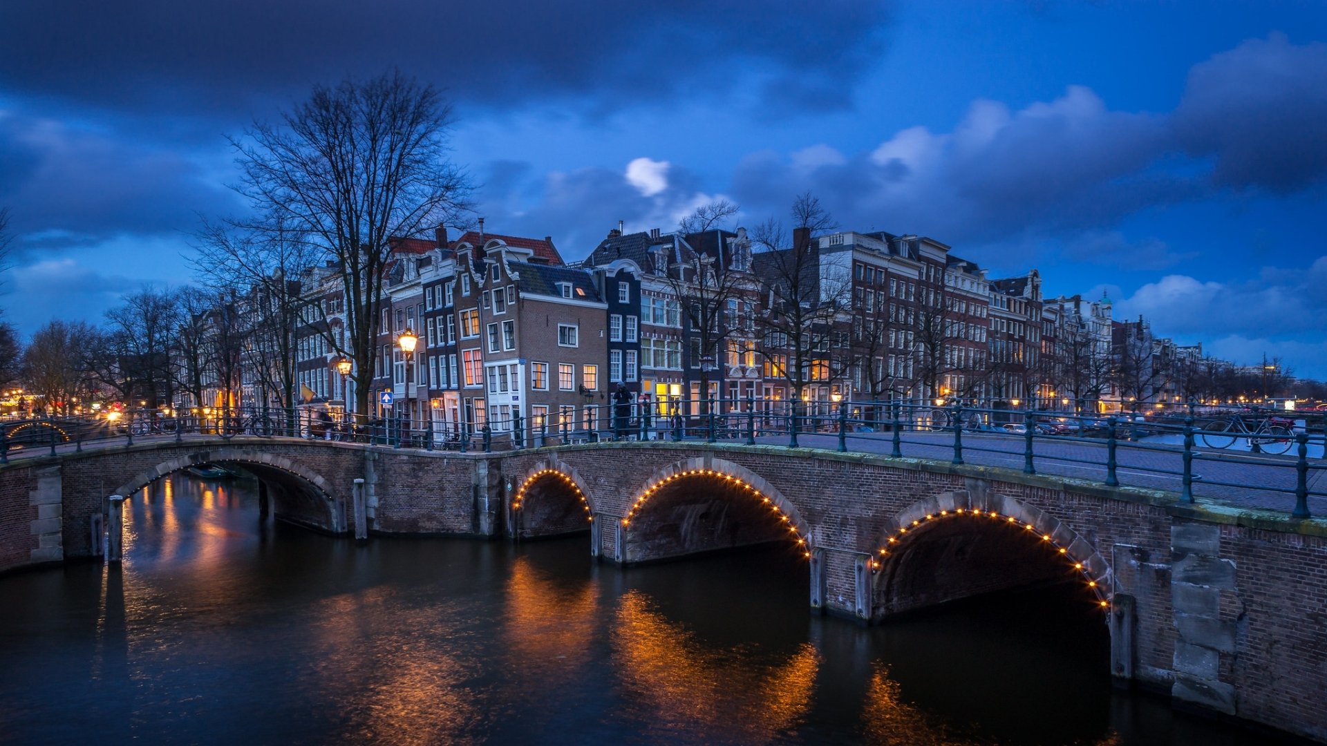 Download Man Made Amsterdam HD Wallpaper
