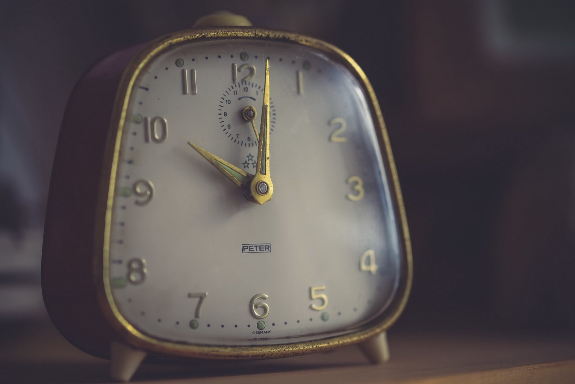 Download Close-up Alarm Clock Man Made Clock HD Wallpaper