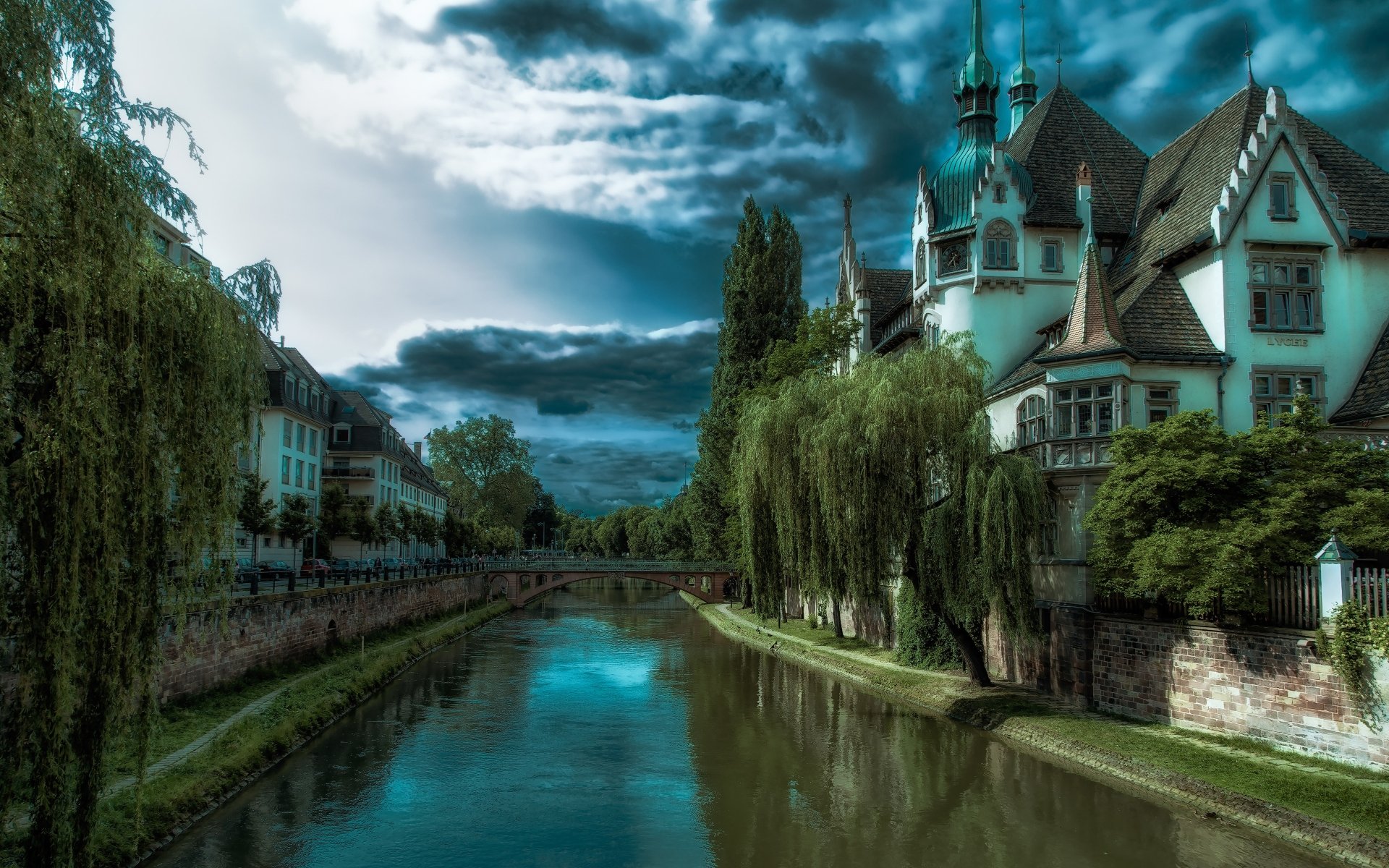 Download Building River Man Made Strasbourg 4k Ultra HD Wallpaper by Alexander Novikov