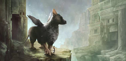 video game The Last Guardian HD Desktop Wallpaper | Background Image