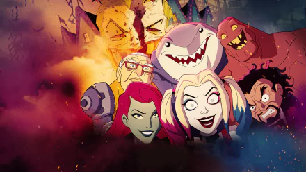 DC Comics Doctor Psycho (DC Comics) King Shark (DC Comics) Clayface Poison Ivy Harley Quinn (TV Show) TV Show Harley Quinn HD Desktop Wallpaper | Background Image