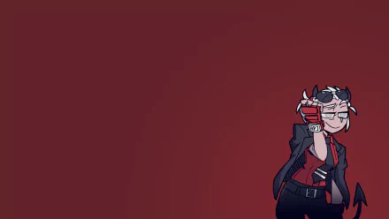 Justice (Helltaker) video game Helltaker HD Desktop Wallpaper | Background Image