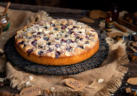 baking almond food pie HD Desktop Wallpaper | Background Image