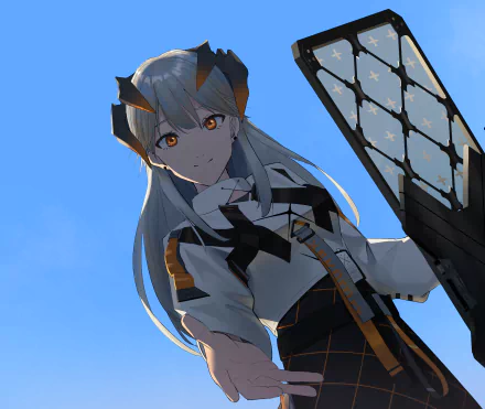 Saria (Arknights) video game Arknights HD Desktop Wallpaper | Background Image