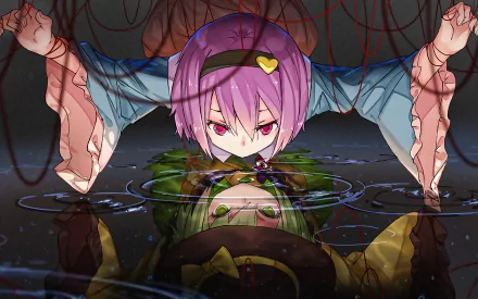 Flandre Scarlet Koishi Komeiji Anime Touhou HD Desktop Wallpaper | Background Image