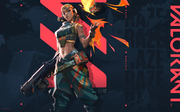 Raze (Valorant) video game Valorant HD Desktop Wallpaper | Background Image