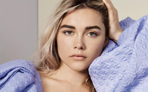 English blonde face actress Celebrity Florence Pugh HD Desktop Wallpaper | Background Image