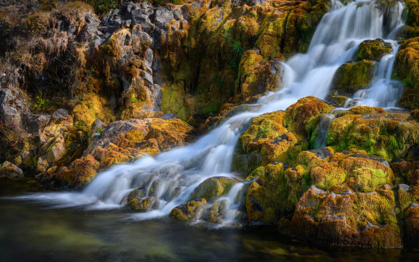  Rocky Waterfall in Iceland