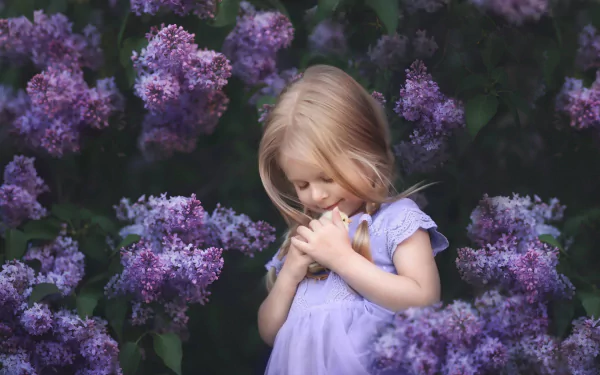  Little Girl Holding Chick