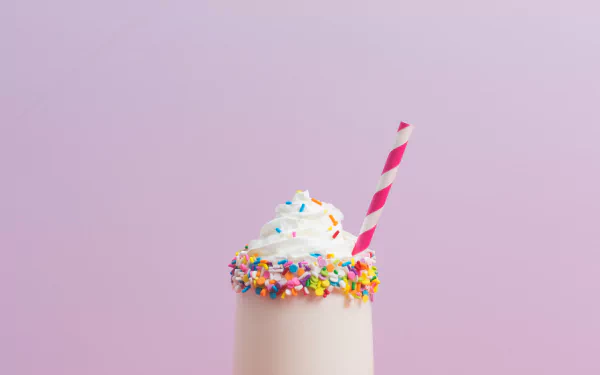  Milkshake On Pink by Sarah Pflug