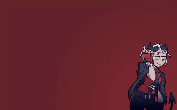 Justice (Helltaker) video game Helltaker HD Desktop Wallpaper | Background Image