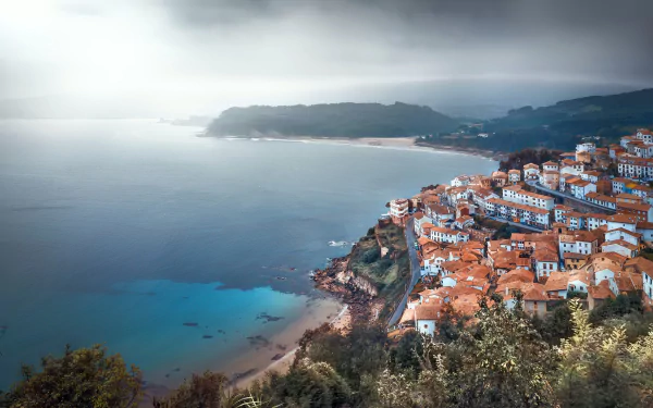Spain Asturias man made Lastres HD Desktop Wallpaper | Background Image