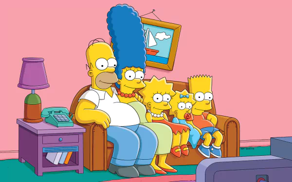 Maggie Simpson Lisa Simpson Bart Simpson Marge Simpson Homer Simpson TV Show The Simpsons HD Desktop Wallpaper | Background Image