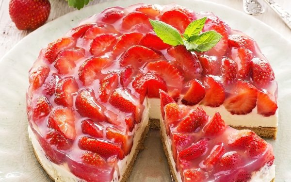 Food Pie Strawberry Dessert Fruit Berry HD Wallpaper | Background Image