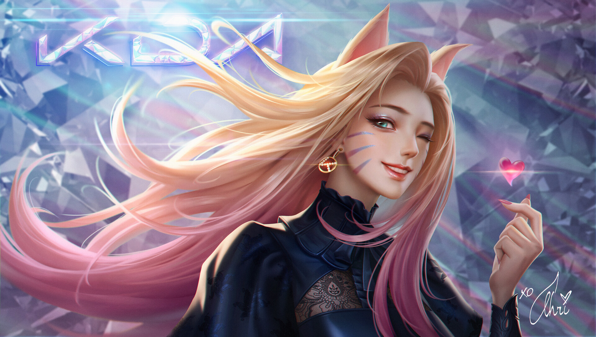 Kda Ahri 高清壁纸 桌面背景 19x1085