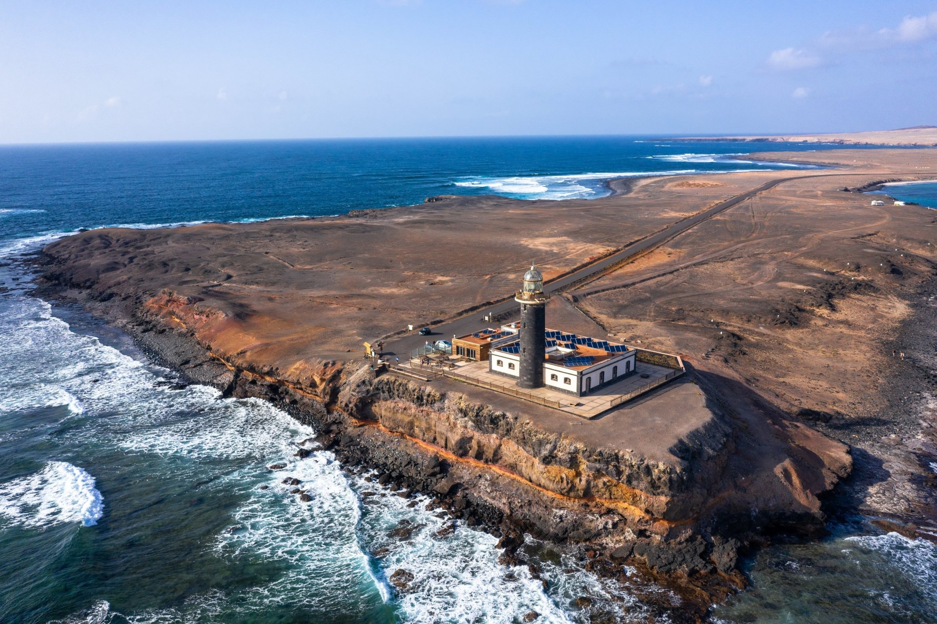 Download Nature Ocean Canary Islands Spain Man Made Lighthouse 4k Ultra HD Wallpaper