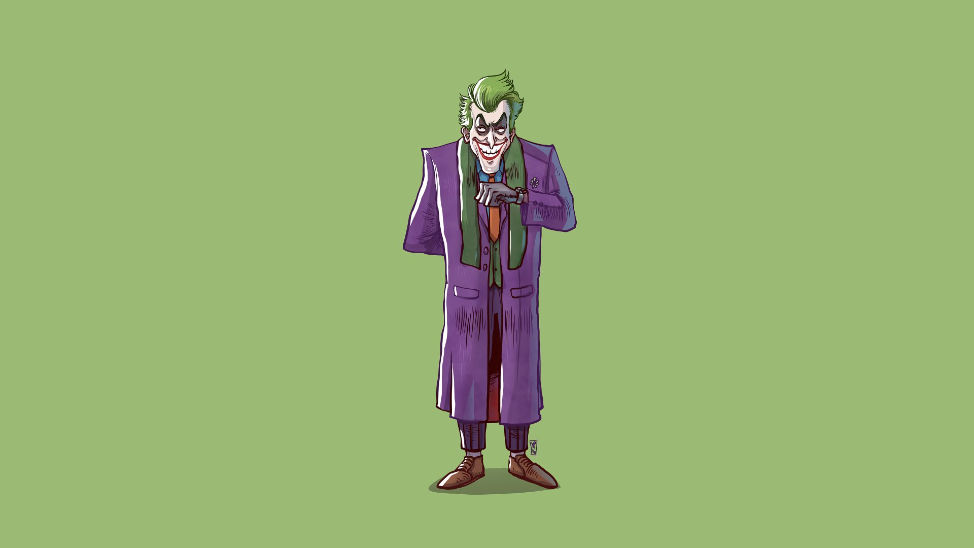 Download DC Comics Minimalist Comic Joker Minimalist Comic 4k Ultra HD Wallpaper by Desar Yuartha