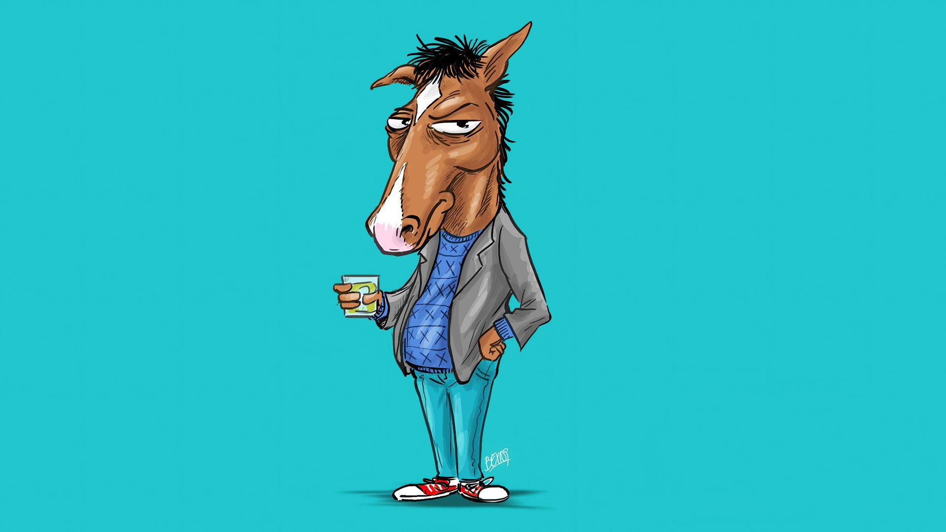 Download TV Show BoJack Horseman 4k Ultra HD Wallpaper
