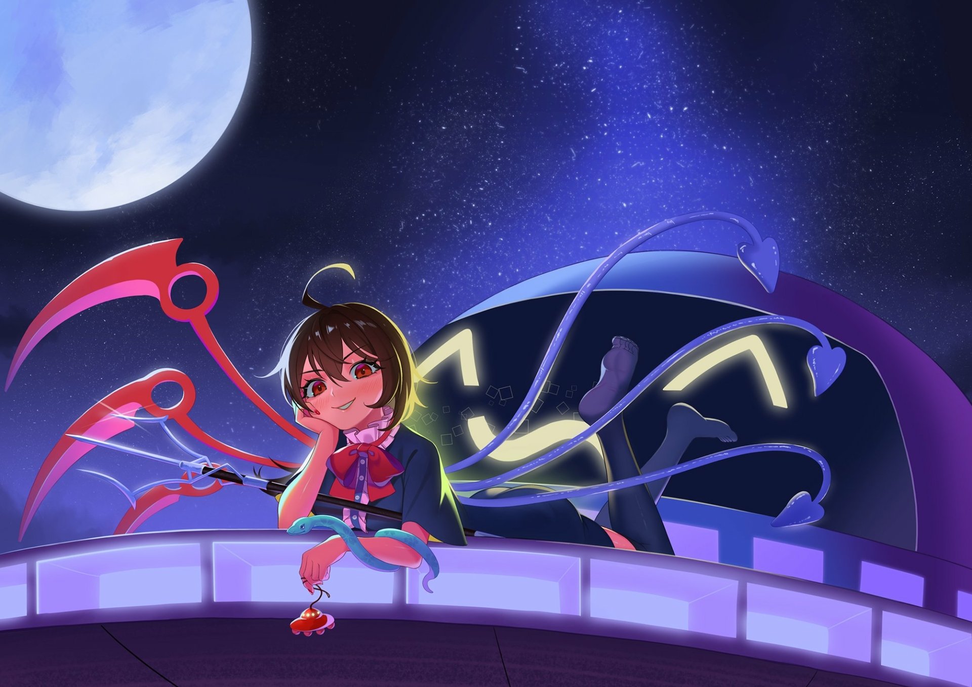 Download Nue Houjuu Anime Touhou HD Wallpaper by RECARE