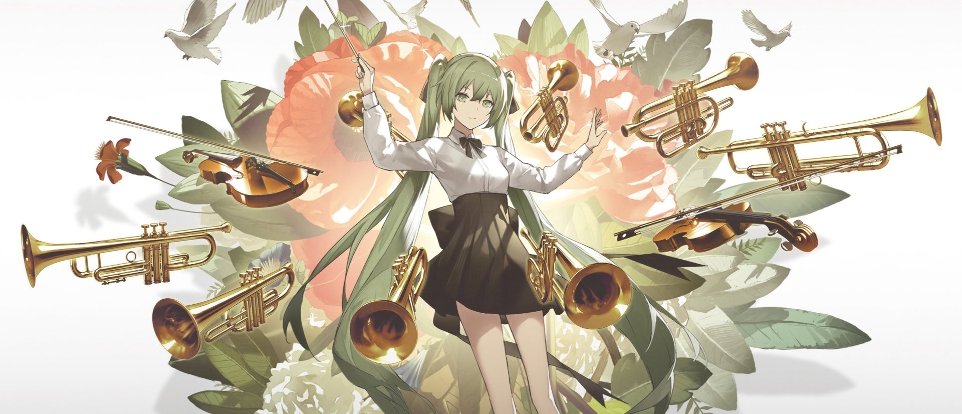 Download Hatsune Miku Anime Vocaloid HD Wallpaper by kieed